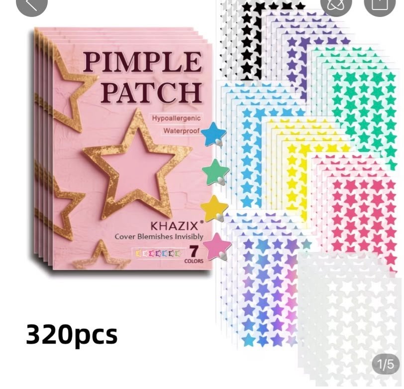 Star pimple patch
