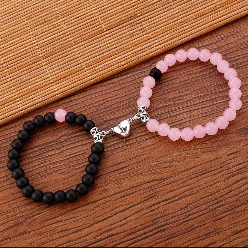 Heart to Heart couple bracelet