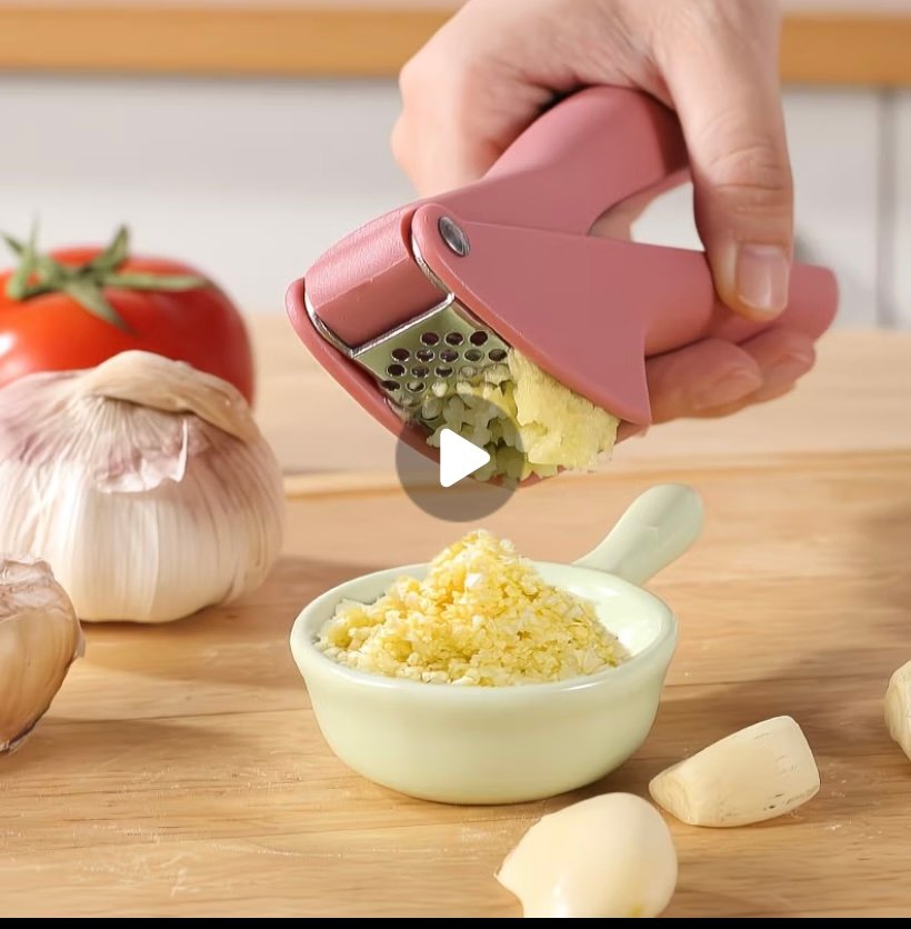 New model hand press garlic crusher