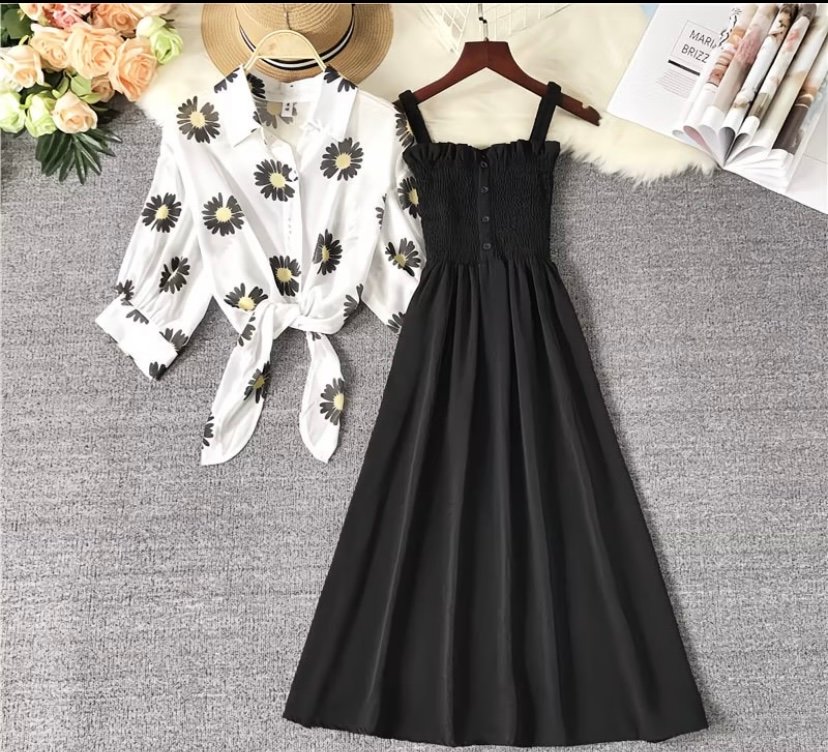 French Niche vintage dress for women