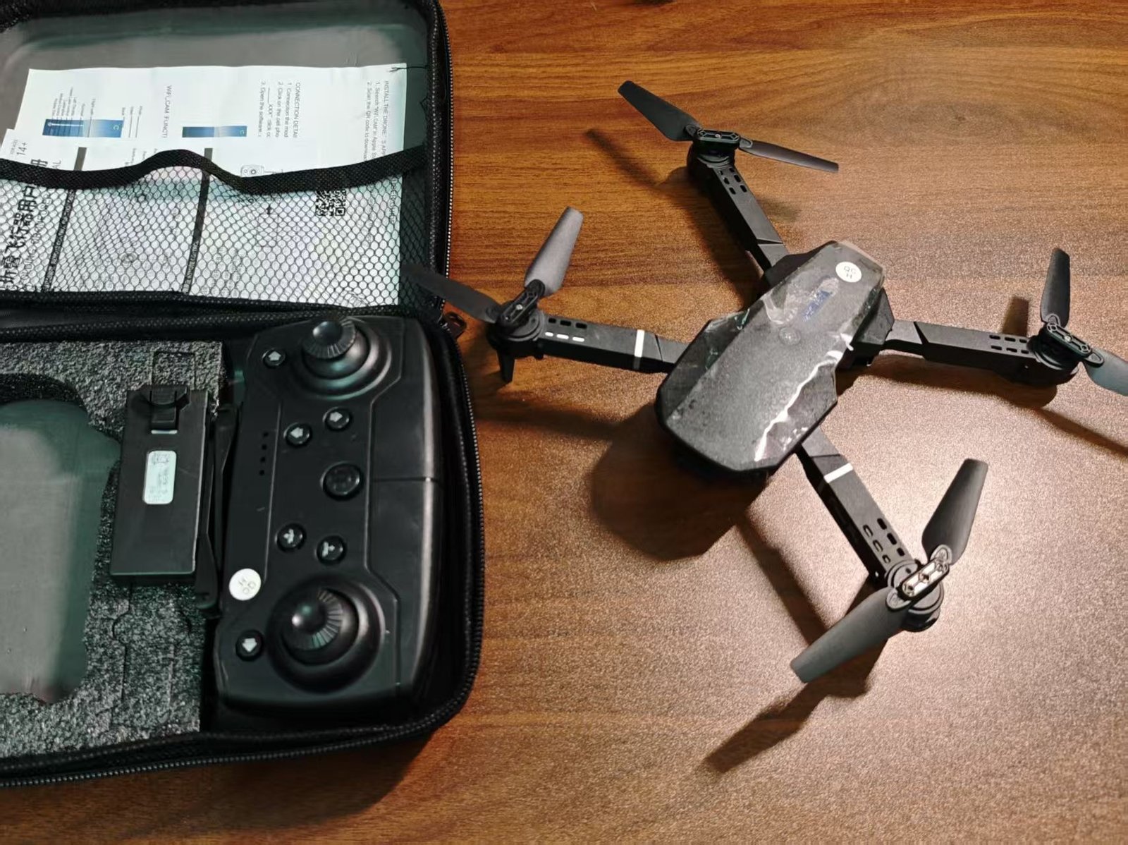 E88 Pro Drone with Dual 4K Camera - Foldable RC Quadcopter