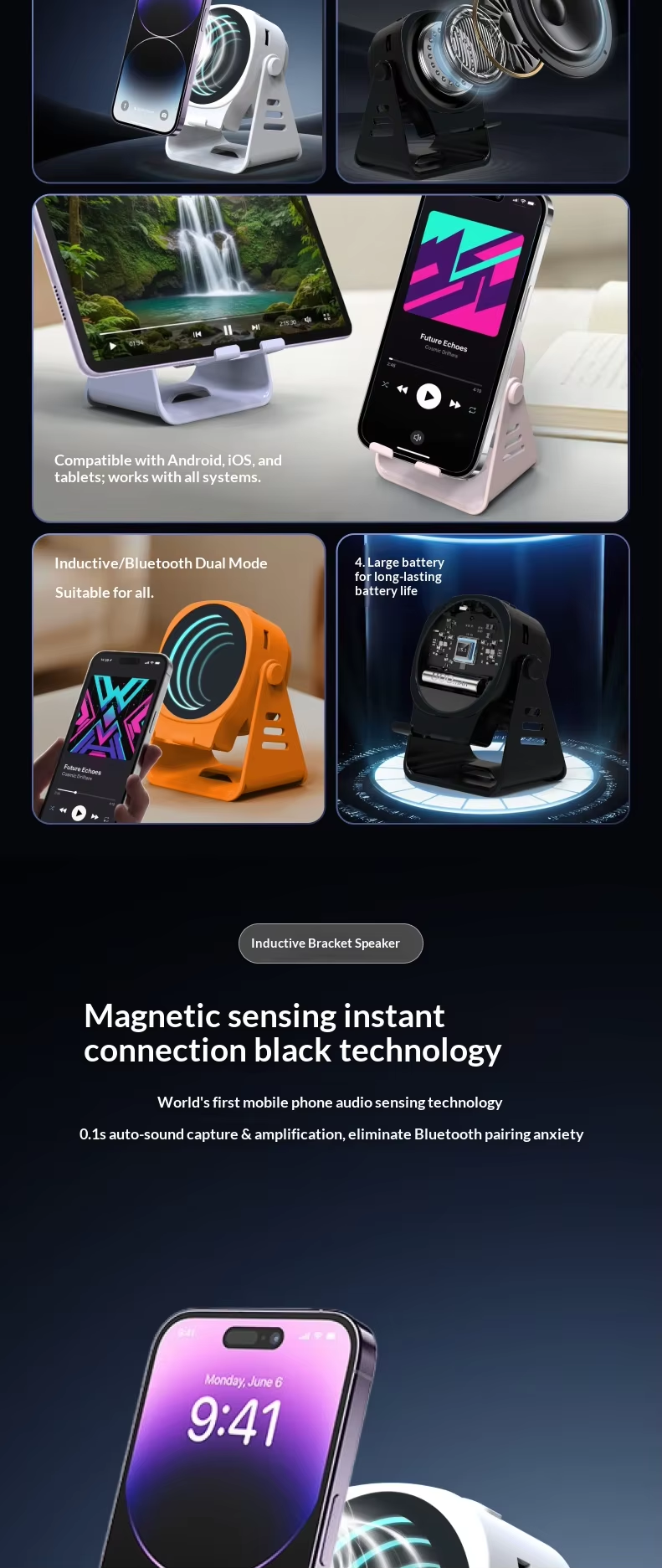 Mini Portable Wireless Speaker - Stereo Bass Sound Box
