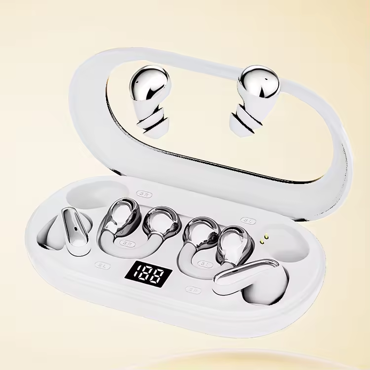 P47 Wireless Ear Clip Earbuds - 3 Pairs, IPX5 Waterproof Sports Set