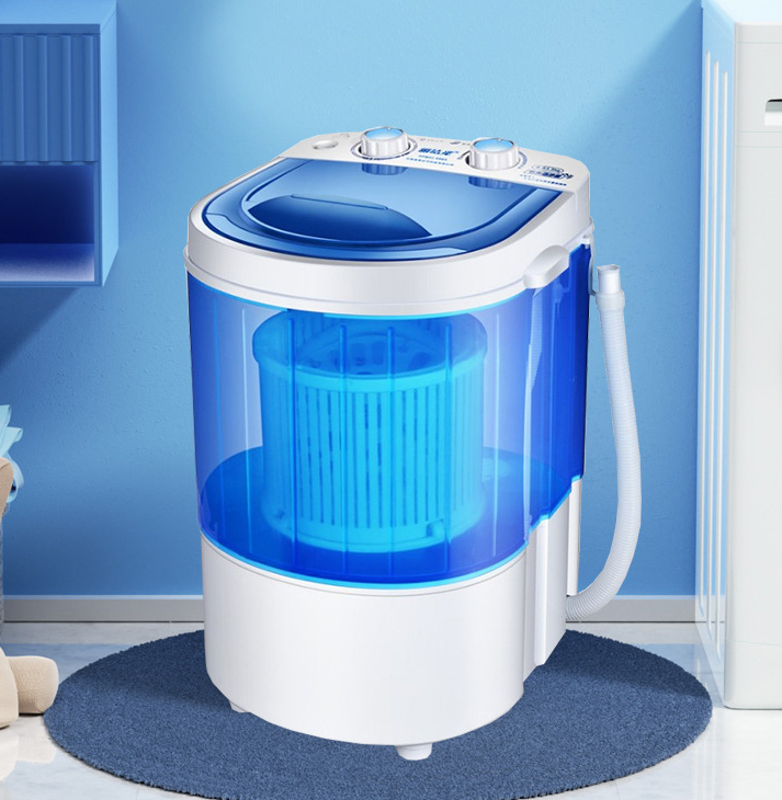 Mini Single-Bucket Washing Machine - Wash & Spin, Semi-Automatic