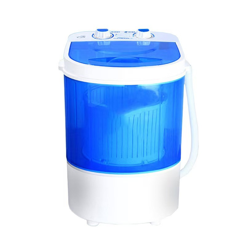 Mini Single-Bucket Washing Machine - Wash & Spin, Semi-Automatic