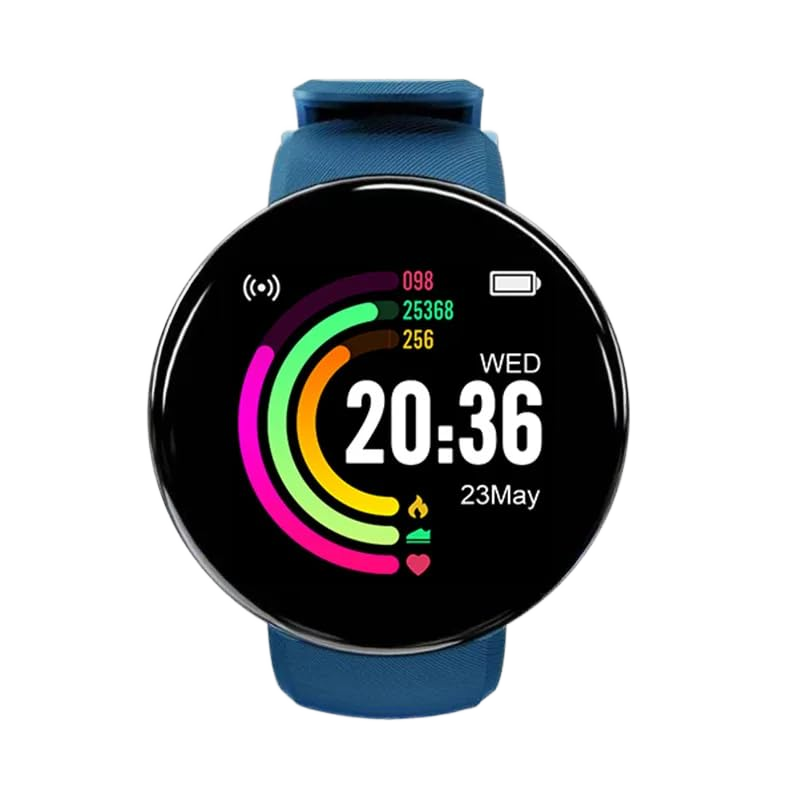 D18 Waterproof Bluetooth Smart Watch - Heart Rate & Sleep Tracking