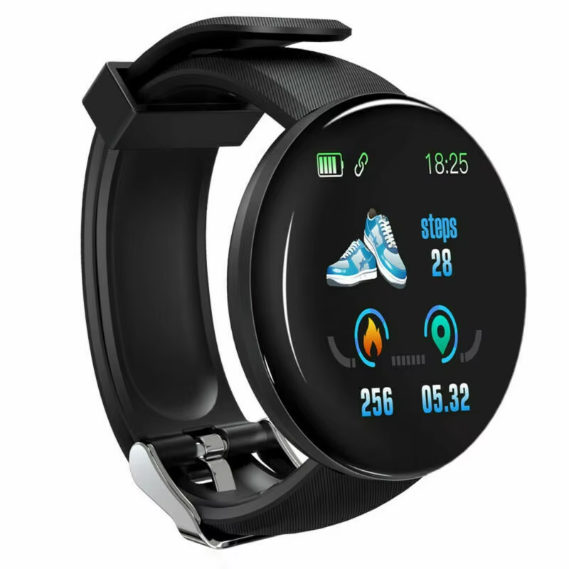 D18 Waterproof Bluetooth Smart Watch - Heart Rate & Sleep Tracking