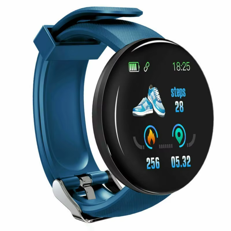D18 Waterproof Bluetooth Smart Watch - Heart Rate & Sleep Tracking
