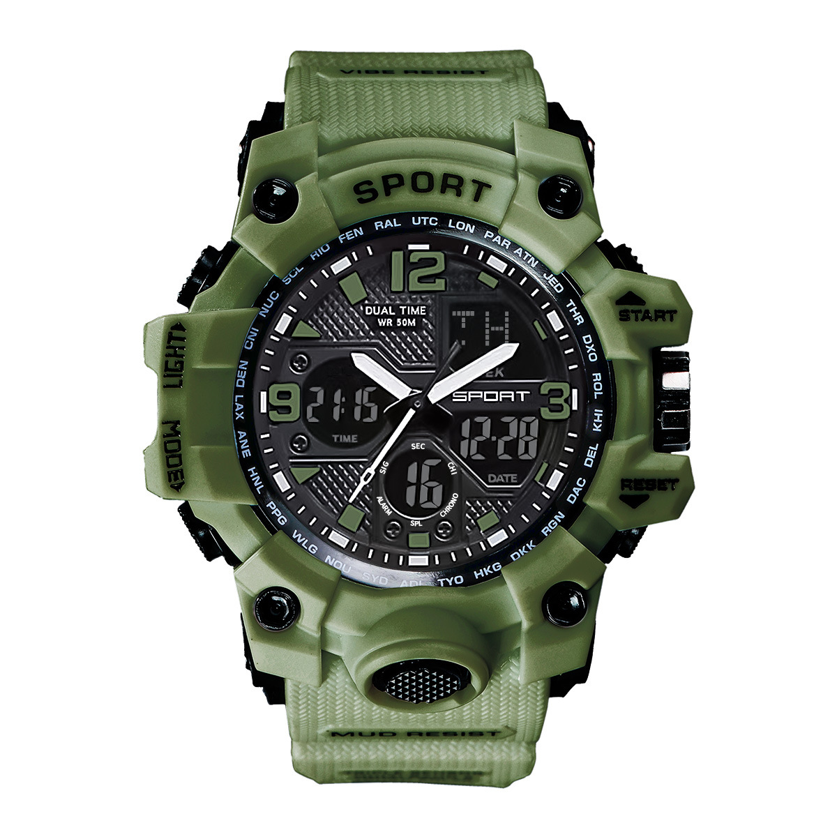 Men's Luxury Alloy Case Sports Smart Watch - Waterproof Fitness