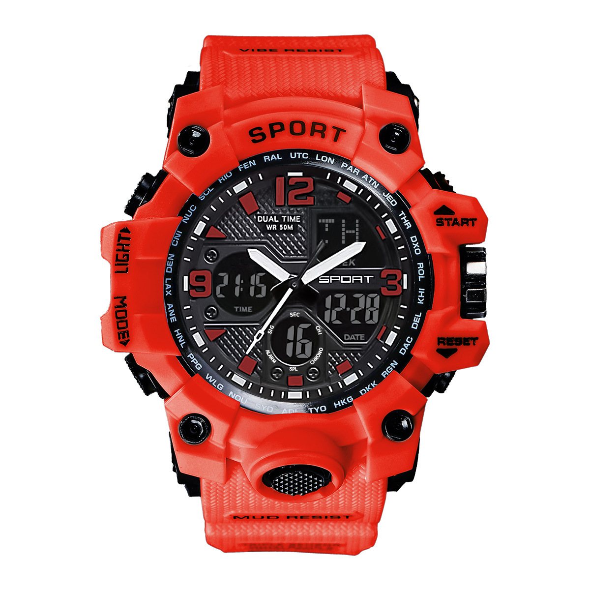 Men's Luxury Alloy Case Sports Smart Watch - Waterproof Fitness