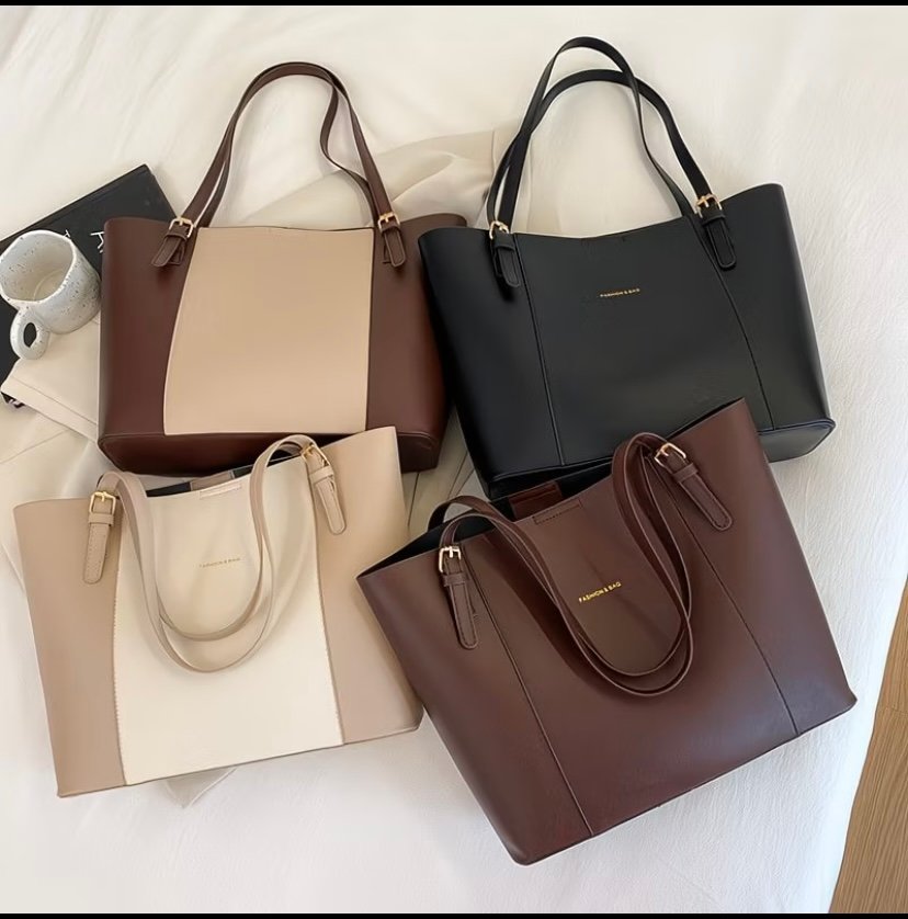Colour Blocked tote bag